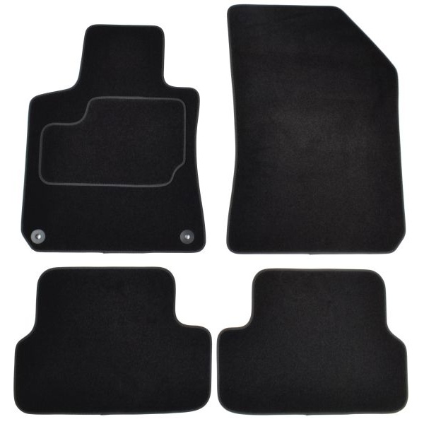 Set 4 Buc Covorase Auto Mocheta Mammooth Peugeot 308 2013→ Negru MMT A041 PGT160 PRM 01